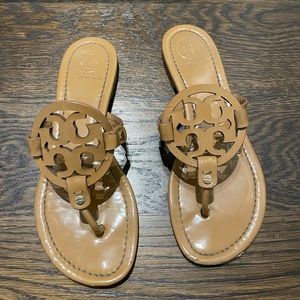 Tory Burch Miller Patent Leather Sandals
